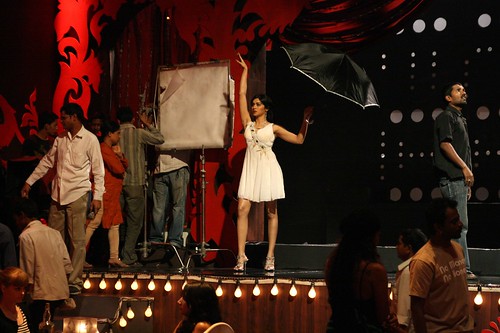 Bollywood starlet Adah Sharma on the set of Phhir