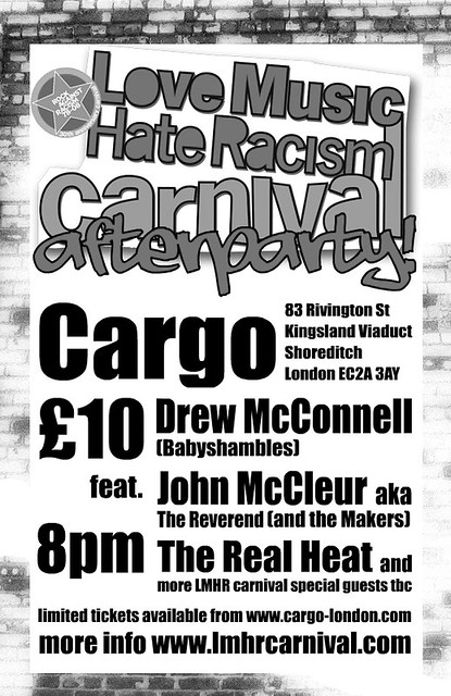 LOVE MUSIC HATE RACISM CARNIVAL AFTER PARTY!!