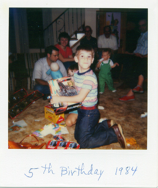 Fifth birthday, 1984