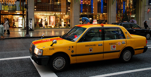 Tokyo Yellow Taxi Cab