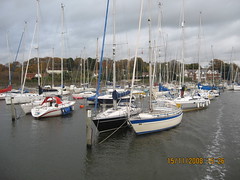 views from the puffin of lymington river