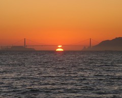 Golden Gate Bridge Centered Sunsets