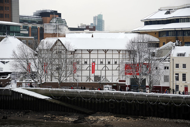 London Snow Day:  Borough Market and the South Bank