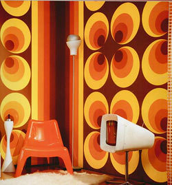 Far out 70s Wallpaper. Would you live here?