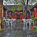 Red Lantern House Courtyard, HDR Image