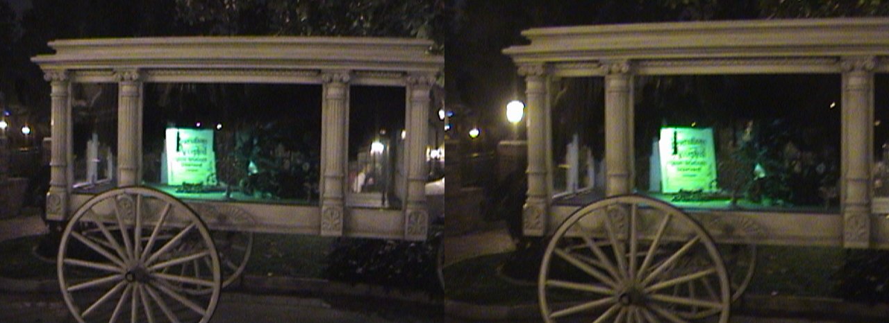 3D, Haunted Hearse Horse, Entrance, Foyer, Haunted Mansion, New Orleans Square, Disneyland®, Anaheim, California, 2008.08.08 21:53