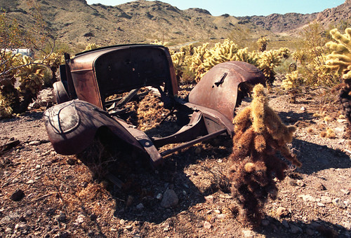 Rusted Car Nelson NV by las vegas lass