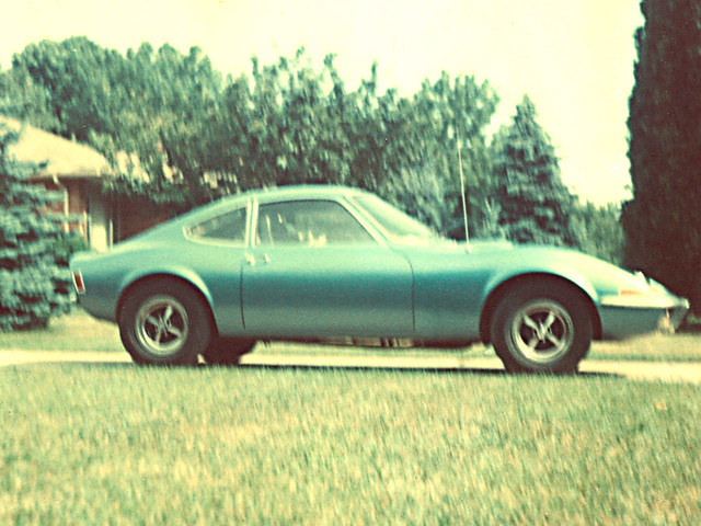 1973 Opel GT 1900 Right Side This car was like new and fun to drive 