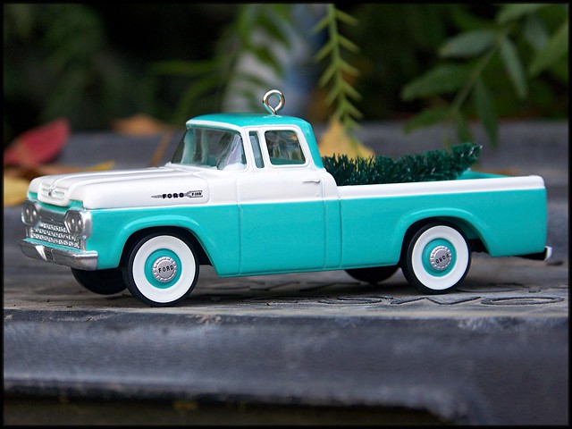 1960 FORD F100 My son gave me this beautiful 1960 Ford Truck for Christmas 