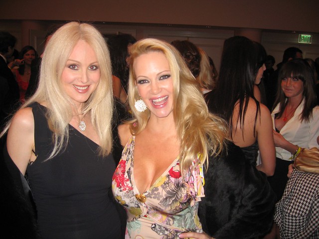 Donna Spangler and Barbera Moore at academy awards party
