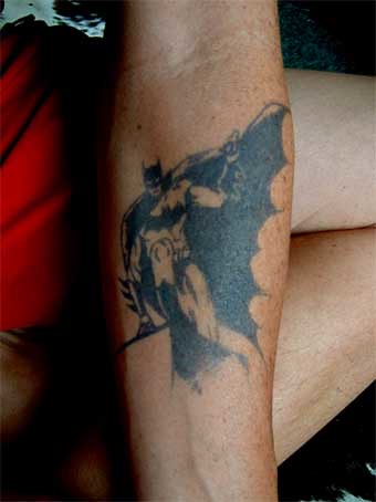 jagua batman tattoo this was a great design and it was even mistaken for a