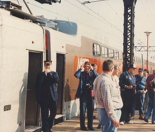 May 1990 Central Electric Railfans association Chartered fantrip on the Metra ( ex Illinois Central) electric commuter lines. Chicago Illinois. by Eddie from Chicago