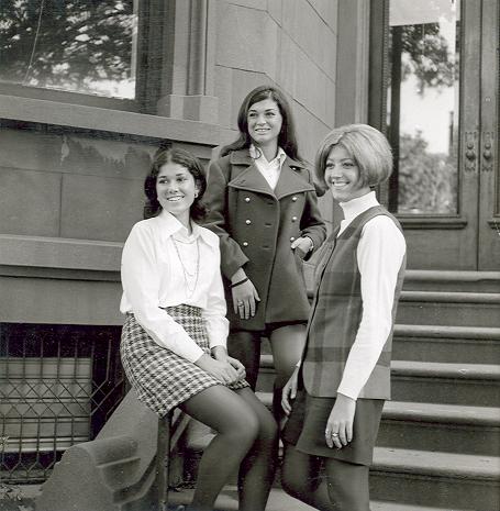 Yearbook Portraits, 1970 (05) - Ellen Farrel (seated), Debbie Ambrose (center) and Pat Piacente