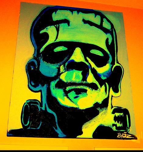 Frankenstein Painting   By Blaz