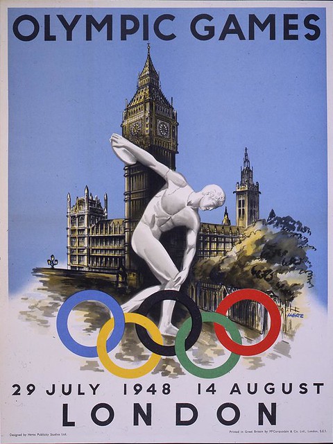 Official Poster of the 1948 London Olympics