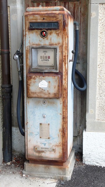 Petrol pump in Langendorf