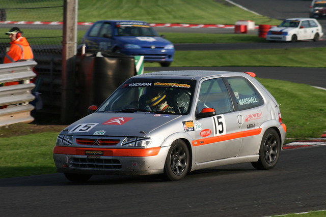 James Marshall at Knickerbrook in his Saxo VTR Stock Hatch Final 