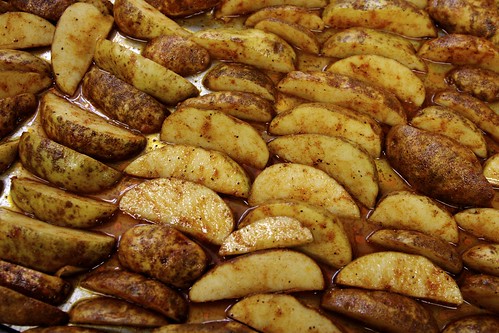 Farm potatoes for dinner