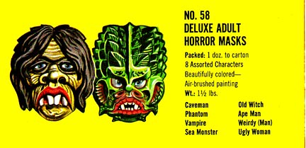 Deluxe Adult Horror Masks