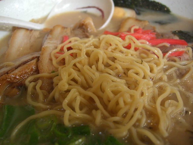 Ramen noodles close-up - Ramen Ya