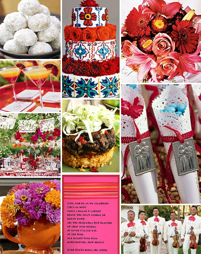 Ideas and Inspirations for Bridal Showers and Weddings with a Mexican 