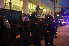 Police at riot