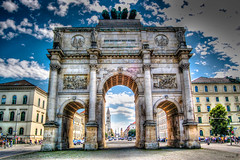 Munich Siegestor (Triumphal Arch) Germany