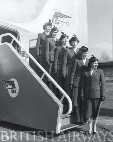 1940s - BEA stewardesses