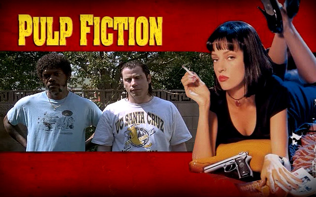 Rewatching Pulp Fiction a few days ago made me wanna do a wallpaper for it 