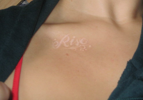 White Ink Tattoo Rise