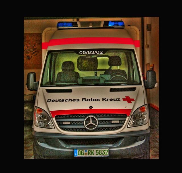 One of our ambulances in HDR