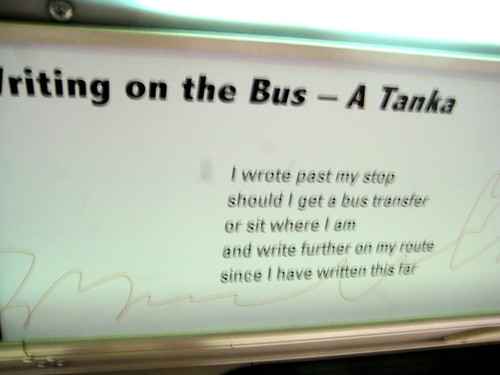My favorite bus poem