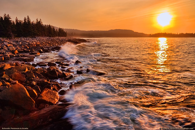 Acadia National Park Sunrise, Maine USA