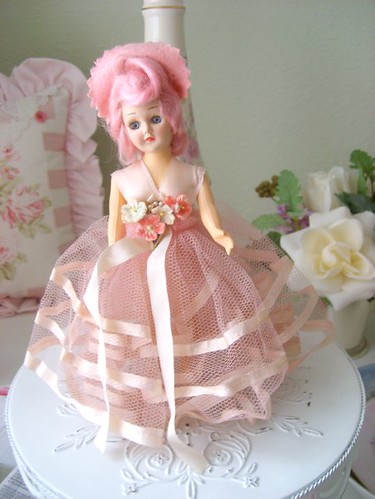 Vintage Pink Doll by sweetnshabbyroses