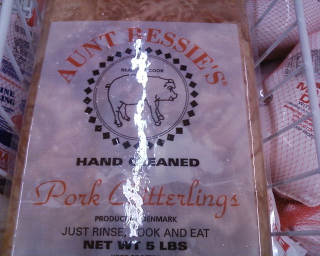 Aunt Bessie's Hand Cleaned Pork Chitterlings @ A & G Fresh Market