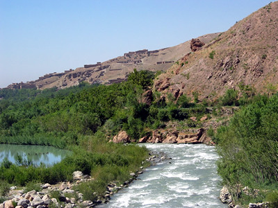 Scenery Paysage A river on the Shomali Plains outside Kabul