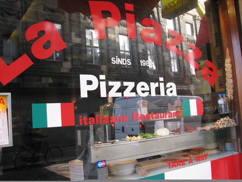 The pizza place by Dam Square, it was AMAZING