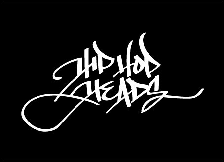 Custom lettering design for Hip Hop Heads Clothing Tag style created with a