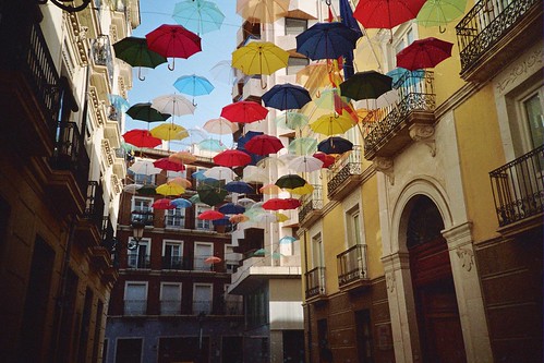 Foto de los paraguas en Alicante