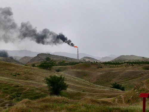 Iranian oil flare