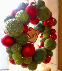 Skeins Galore: the Advent wreath in one of local Starbucks