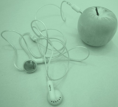 an Apple iPod  *(explored)