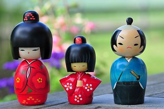 Souvenirs of Japan 4 (Kokeshi Dolls こけし人形)