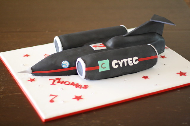 It is modelled on the Thrust SSC super sonic car The the car that has held 