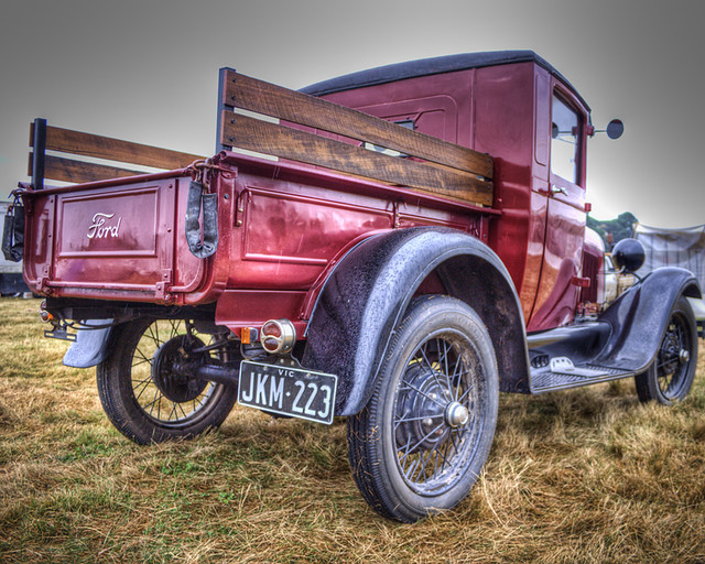 Vintage Ford Pickup 1xRAW Topaz Adjust and PS