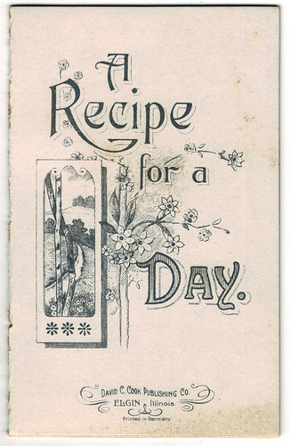 written recipe