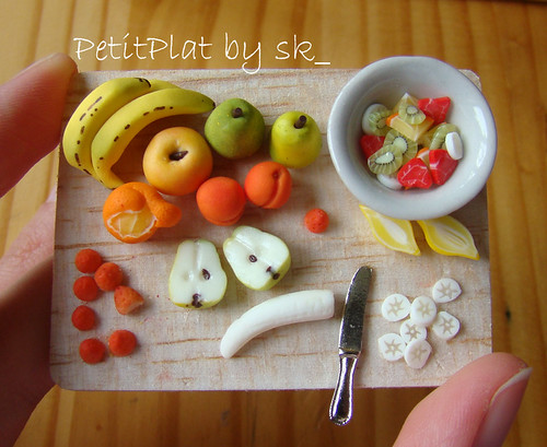 Miniature Food - Fruit Salad 1:12