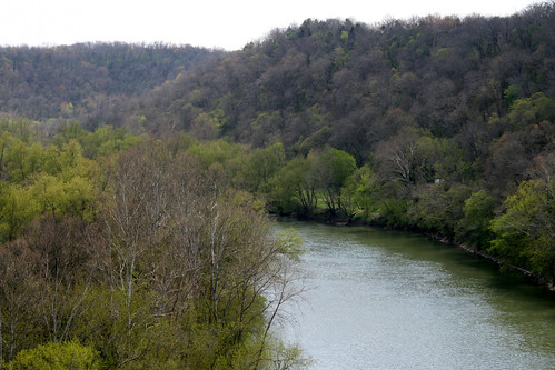 The Kentucky River, in spring