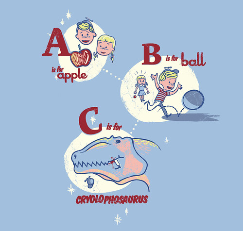 is for Apple, B is for Ball, C is for Cryoldphosaurus | Flickr ...