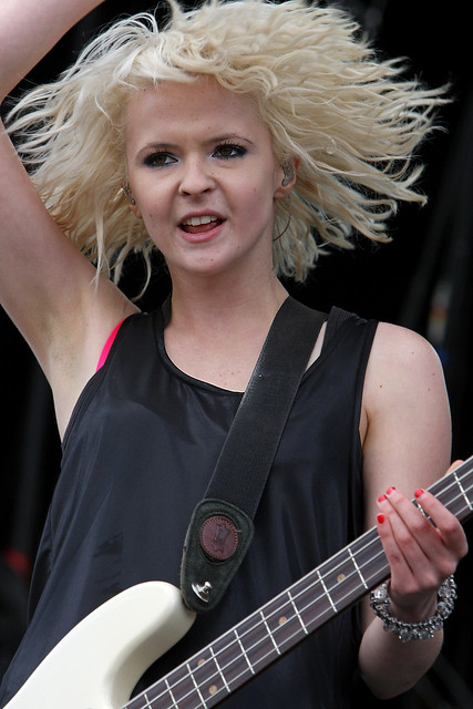 Charlotte From The Subways preforming at Oxegen 08 Picture Tony Kinlan